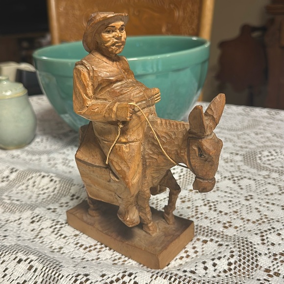 RARE Sancho Panza OURO ARTESANIA Genuine Carved Wooden Figurine *MADE IN SPAIN* - Picture 3 of 6